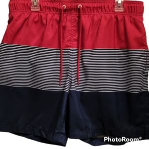 Men's Swim Trunks Shorts George Brand Size Large  (36-38) Lined No Flaws